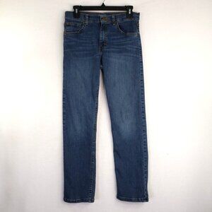 Wrangler Jeans Womens Size 16 Classic Straight Leg Comfort Fit Denim Blue Cowboy